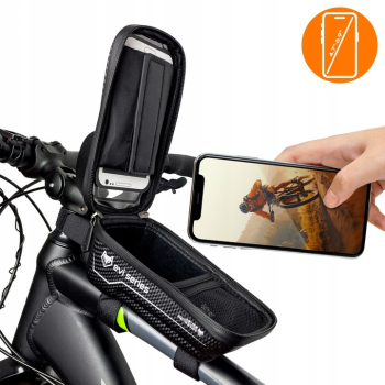 Sakwa rowerowa na ramę case na telefon torba na klucze gadżety saszetka rozmiar M